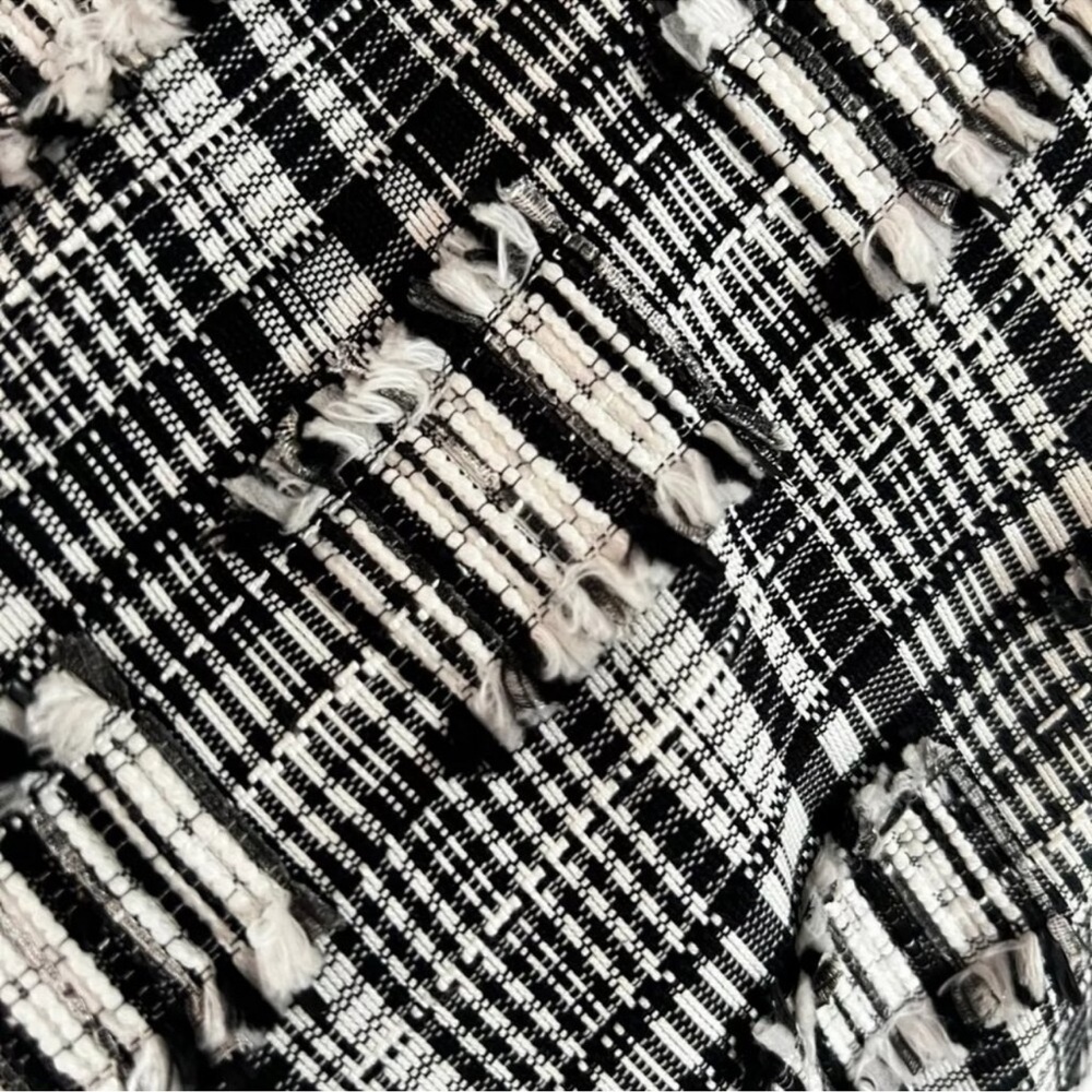 Escada Black and White Checkered Midi Dress size 34 - Picture 15 of 15